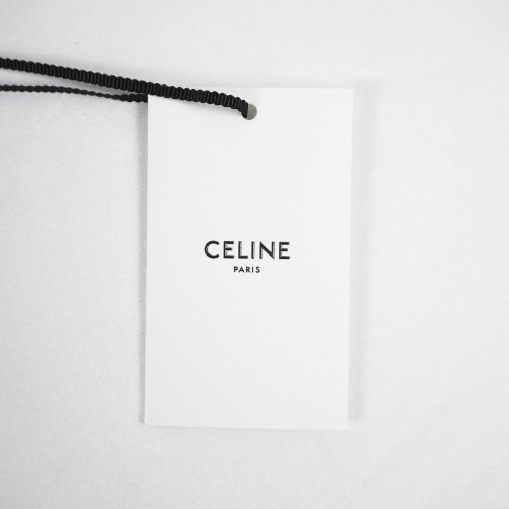 Celine Silk Triomphe Monogram Square Scarf In Beige And Brown NWT - Picture 9 of 11